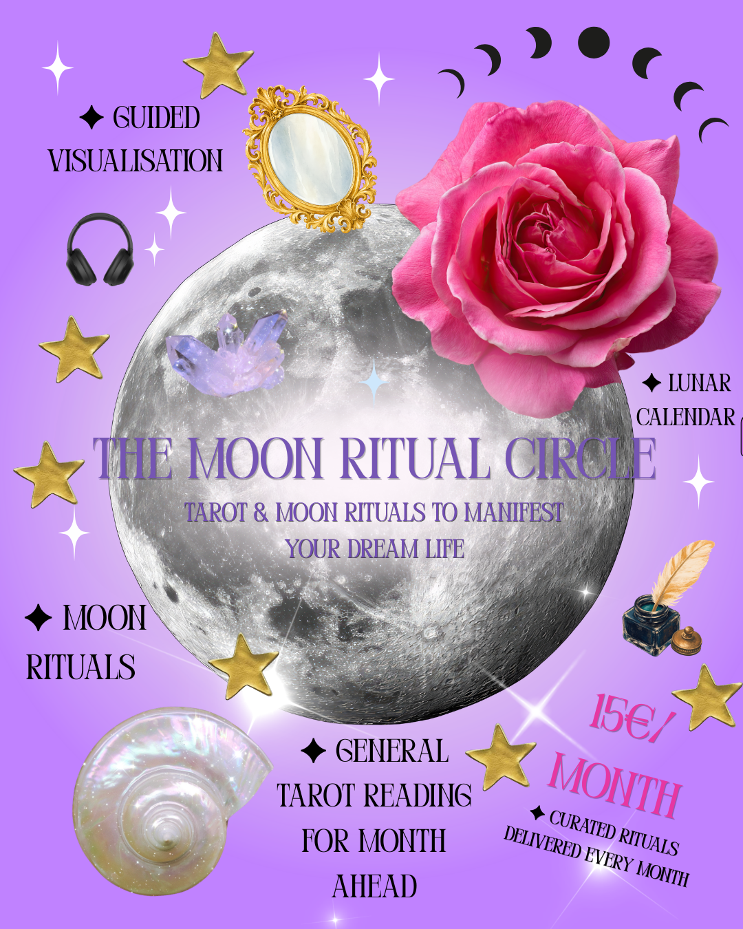 ✦ The Moon Ritual Circle